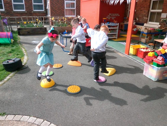 How fast can we hop on the stepping stones?